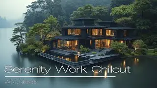 Ultimate Chillout Electronic Mix for Deep Focus Work Music - Lakeside Serenity for Productivity