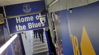 Goodison Park - The Home Of The Blues - Everton Football Club #efc Tunnel walk