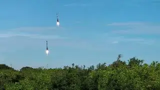 GOES-U double booster landing
