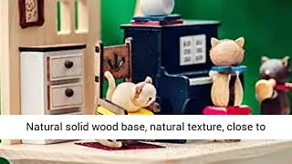 JJSPP Music Box Mechanism Wind Up Wooded Musical Box Gift, Wedding Gifts Cats Playing Piano Music Bo