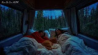 Cozy Car Rain & Thunderstorm 😴 Soothing Deep Sleep Sounds for Stop Worrying