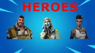 TRES BUILDS DE HEROES QUE NECESITAS PARA ROMPERLA EN FORTNITE SALVAR AL MUNDO - PARTE 1