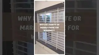 Why use granite or marble frames for windows 🪟 #interiordesign #granite #marble #details #ai