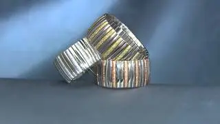 Steel by Design Stretch Mirror Glitter Bracelet with Shawn Killinger