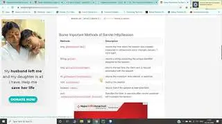 Httpsession Interface in Servlet