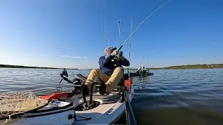 Big gator trout in northeast Florida on the kayaks.