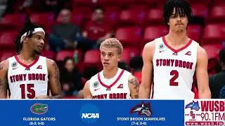 WUSB.FM: NCAA Basketball Stony Brook vs Florida December 22, 2021- Full Game Broadcast
