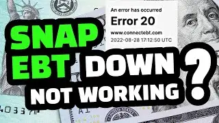 SNAP DOWN ? EBT DOWN ? IS SNAP SYSTEM DOWN ? EBT NOT WORKING FIX ?