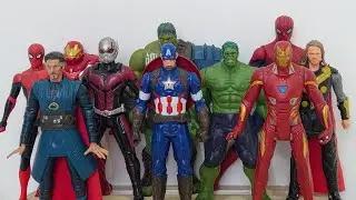 UNBOXING AVENGERS SUPERHERO STORY, TEAM HULK VS TEAM SPIDERMAN VS TEAM CAPTAIN AMERIKA