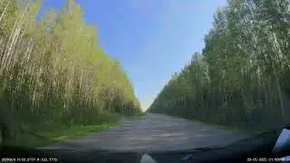 Liard Trail - Mackenzie Highway to Fort Nelson, BC - 50x timelapse