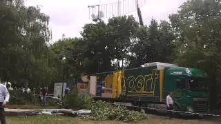 Transport szyb do akwarium w płockim zoo