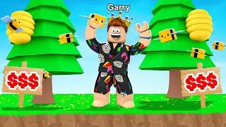 I Created a BEE MONEY FARM in Skyblock Roblox Islands SMP