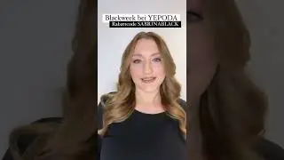 Yepoda Blackweek Werbung Rabattcode SABRINABLACK