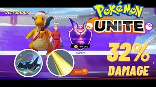 DRAGONITE Top Rank Master Gameplay Best Build | Pokemon Unite