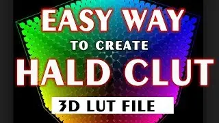 Create your own 3d LUT (HALD CLUT) for photo / video editing