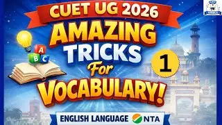 CUET UG 2026 | English Language | Tricks for vocabulary #cuet2026 #cuet #cuetpreparation