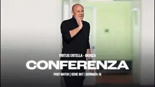 CONFERENZA STAMPA | Le parole di Mister Bianco dopo Virtus Entella - Monza