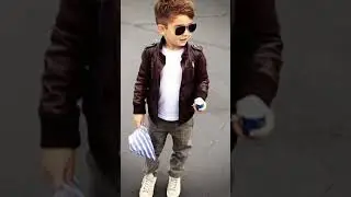 baby boy stylish pose
