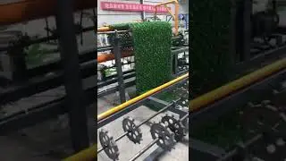 decoration chain link wire mesh grass wall lawn mesh weaving machine