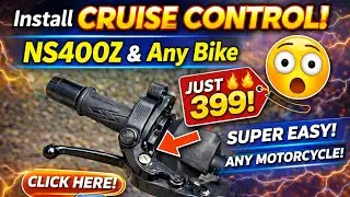 🚀 Install Cruise Control in NS400Z & Any Bike | Only ₹399 😱 ||cheap price point main cruise control 