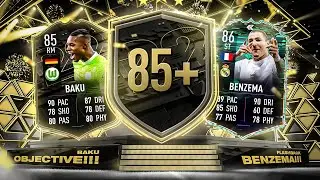 Flashback Benzema SBC, 85+ Upgrade Pack & Signature Signings Baku Objective!