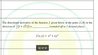 Direction Derivative Problem Solution For Gate ME 2025 Question Paper #mechanical #gate#engineering