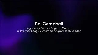 Sol Campbell, Former England Captain & Premier League Champion, Sport Tech Leader | VDS 2025