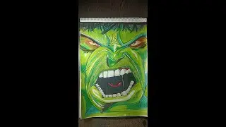 Monster Drawing with Pencil Colors | Hand-Drawn Art
