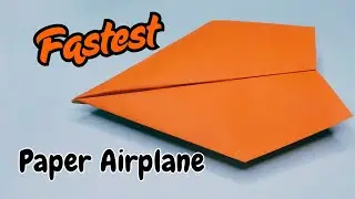 How to Make a Paper Airplane | Easy Origami Jet Tutorial | Origami Plane that Flies far