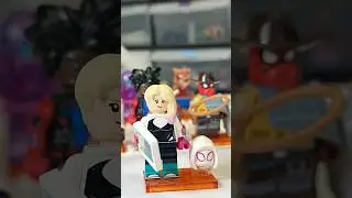 LEGO Spiderverse! #spiderman #milesmorales #gwenstacy #lego #cute #animation #stopmotion