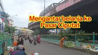Suasana pagi sekitar Pasar Ciputat - 14 Januari 2026