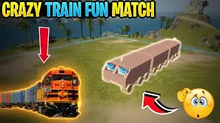 Train Fun Match 😂 In Craftland || Craftland challenging fun Match in Garena free fire