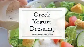 Greek Yogurt Salad Dressing