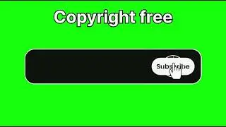 Subscribe New Button/Animation || Copyright Free Subscribe Animation