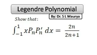 (Q. No. 2) Legendre polynomial 