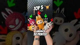 Top 5 3D Printed LABUBU'S #labubu #3dprinting