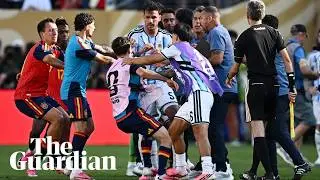 Ugly scenes as Argentina lose World Cup final