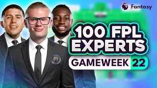 FPL GW22 EXPERT Transfer Trends & Best Captain! 🧠 100 Experts Reveal Gameweek 22 Team Plans
