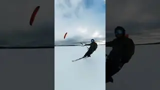 Mono-ski kiting