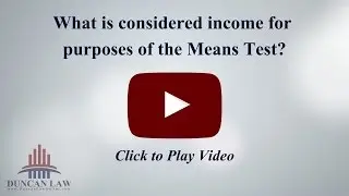 What is Considered Income for Purposes of the Means Test?