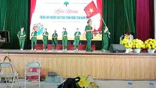 Múa đường trường sơn xe anh qua thôn đào xá xã vĩnh xá