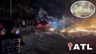 4th Of July In Atlanta Got WILDD !!! Insane Street Takeover
