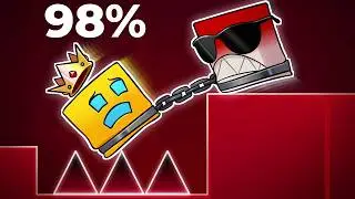 Geometry Dash, But CHAINED TOGETHER! (ft. KingSammelot)