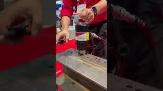 The Porta Punch from CST makes quick work of punching holes I-beams. Available at Trick-Tools!