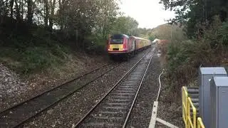 1Q83 Blackpool North to Derby R.T.C.  (Network Rail Test Train) Colas HST Blackburn 04/11/2022
