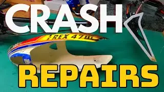 RC Helicopter Crash Repairs