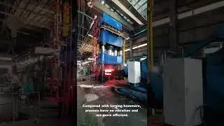 3150 ton forging press and #forgingmanipulator for open die forging #forgingpress