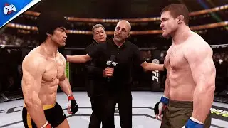 Bruce Lee vs Matt Hughes - UFC 1 Gameplay