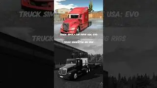 Graphics Test of Truck Simulator Big Rigs v/s Truck Simulator DriveUSA: EVO #usa #trucksimulator