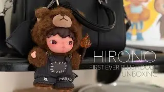 Unboxing Pop Mart Hirono: Fight for Joy Living Wild Plush Doll | My First Hirono